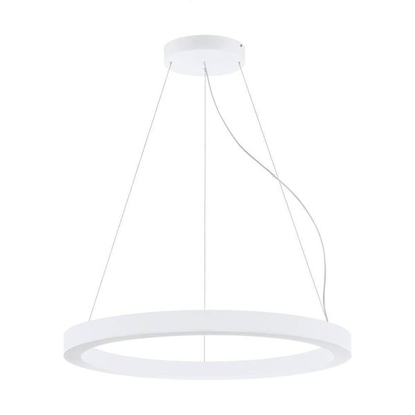 Eglo 63047 PASTRENGO 1 LED Pendelleuchte 2x60W Ø900mm Weiss Neutralweiss Dimmbar