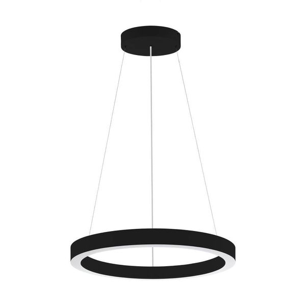 Eglo 63051 PASTRENGO 1 LED Pendelleuchte 2x45W Ø700mm Schwarz Weiss Warmweiss Dimmbar