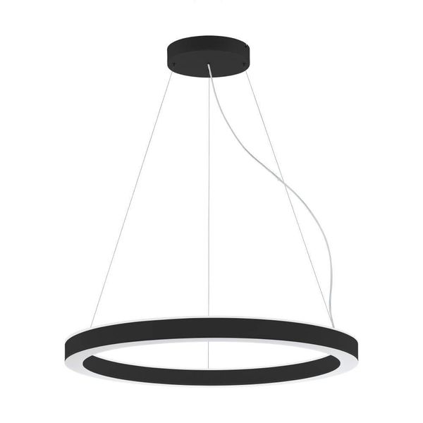 Eglo 63052 PASTRENGO 1 LED Pendelleuchte 2x60W Ø900mm Schwarz Weiss Warmweiss Dimmbar