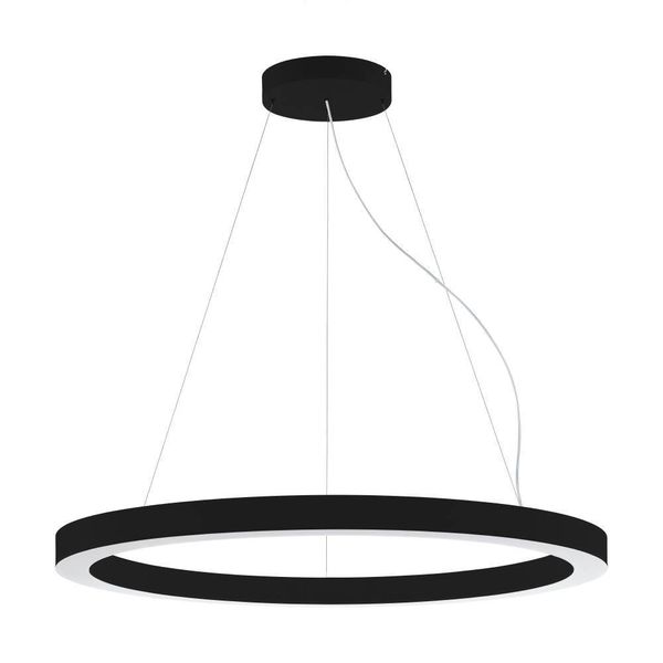 Eglo 63053 PASTRENGO 1 LED Pendelleuchte 2x75W Ø1100mm Schwarz Weiss Warmweiss Dimmbar