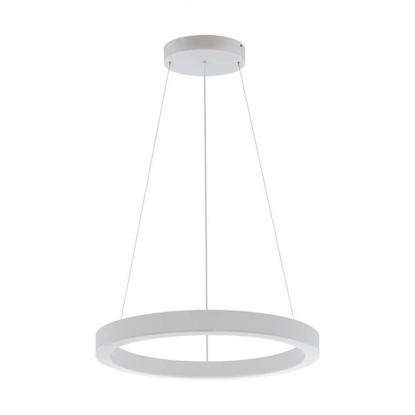 Eglo 63059 PASTRENGO 1 LED Pendelleuchte 2x45W Ø700mm Silber Weiss Warmweiss Dimmbar