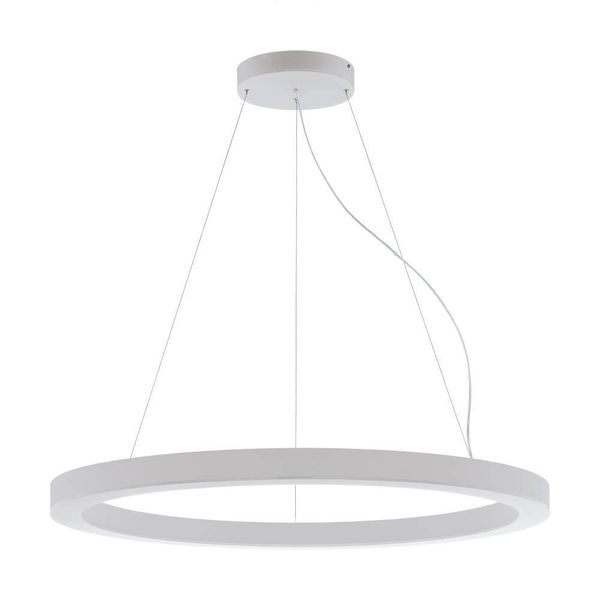 Eglo 63066 PASTRENGO 1 LED Pendelleuchte 2x75W Ø1100mm Silber Weiss Neutralweiss Dimmbar