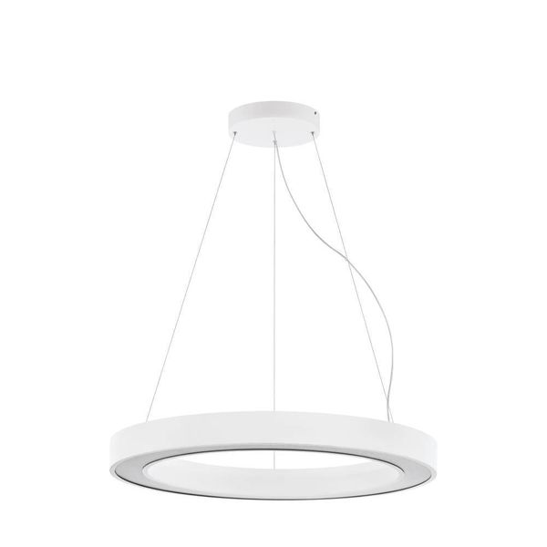 Eglo 63069 PASTRENGO 2 LED Pendelleuchte 60W Ø900mm Weiss Warmweiss Dimmbar