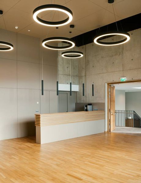 Eglo 63078 PASTRENGO 2 LED Pendelleuchte 60W Ø900mm Schwarz Weiss Warmweiss Dimmbar