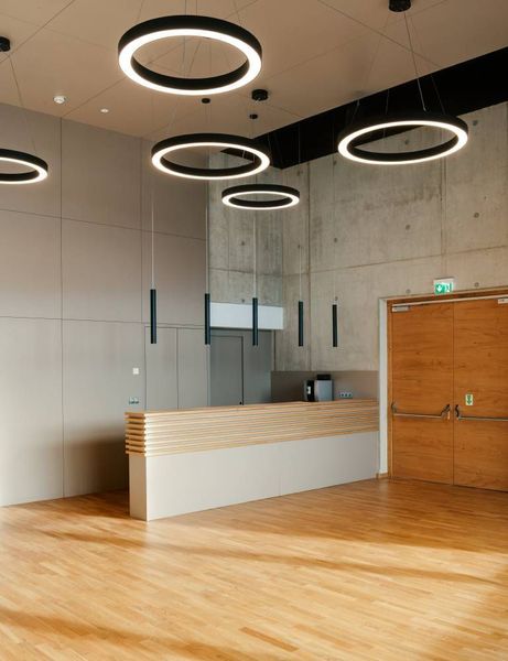 Eglo 63078 PASTRENGO 2 LED Pendelleuchte 60W Ø900mm Schwarz Weiss Warmweiss Dimmbar