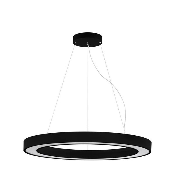 Eglo 63079 PASTRENGO 2 LED Pendelleuchte 75W Ø1100mm Schwarz Weiss Warmweiss Dimmbar