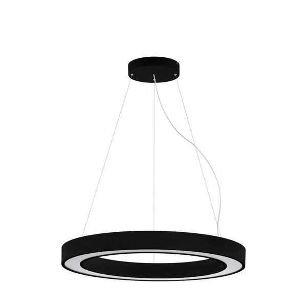 Eglo 63083 PASTRENGO 2 LED Pendelleuchte 60W Ø900mm Schwarz Weiss Neutralweiss Dimmbar