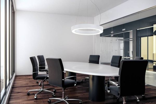 Eglo 63086 PASTRENGO 2 LED Pendelleuchte 45W Ø700mm Silber Weiss Warmweiss Dimmbar