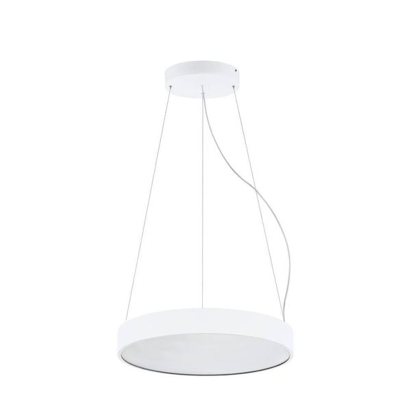 Eglo 63099 VERUCCHIO LED Hängeleuchte 48W Ø600mm Weiss Neutralweiss Dimmbar