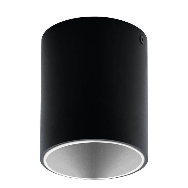 Eglo 63452 POLASSO PRO LED Anbauspots+Anbauleuchten 1x3,3W Ø100mm Schwarz, Weiss Warmweiss