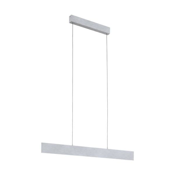 Eglo 64023 CLIMENE PRO LED Pendelleuchte 950x15mm Alu-Gebürstet Weiss Warmweiss Dimmbar