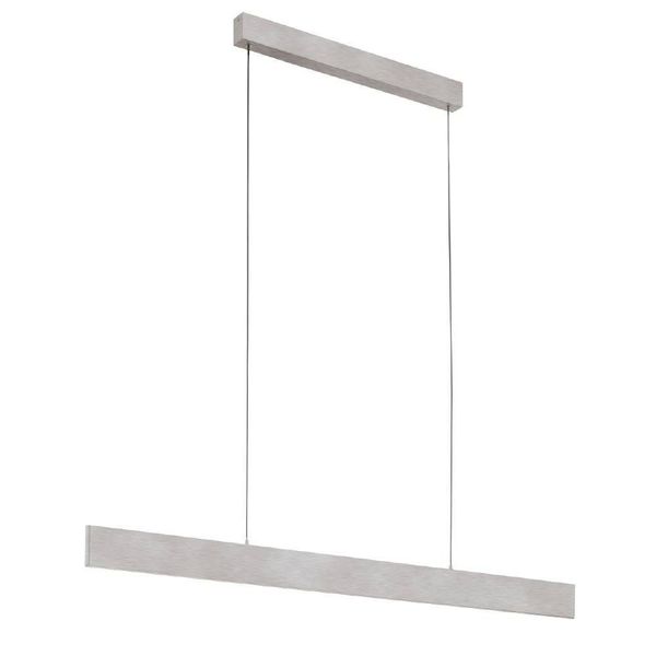 Eglo 64024 CLIMENE PRO LED Pendelleuchte 1180x15mm Alu-Gebürstet Weiss Warmweiss Dimmbar