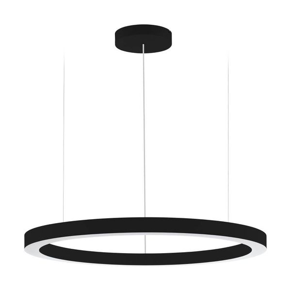 Eglo 64235 PASTRENGO 1 LED Pendelleuchte 2x75W Ø1100mm Schwarz Weiss Warmweiss Dimmbar