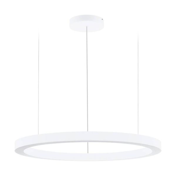 Eglo 64244 PASTRENGO 1 LED Pendelleuchte 2x75W Ø1100mm Weiss Neutralweiss Dimmbar