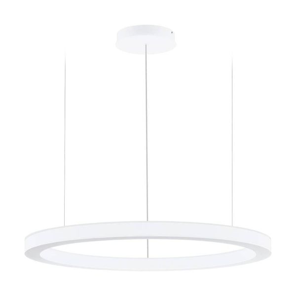 Eglo 64244 PASTRENGO 1 LED Pendelleuchte 2x75W Ø1100mm Weiss Neutralweiss Dimmbar