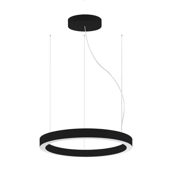 Eglo 64246 PASTRENGO 1 LED Pendelleuchte 2x45W Ø700mm Schwarz Weiss Neutralweiss Dimmbar