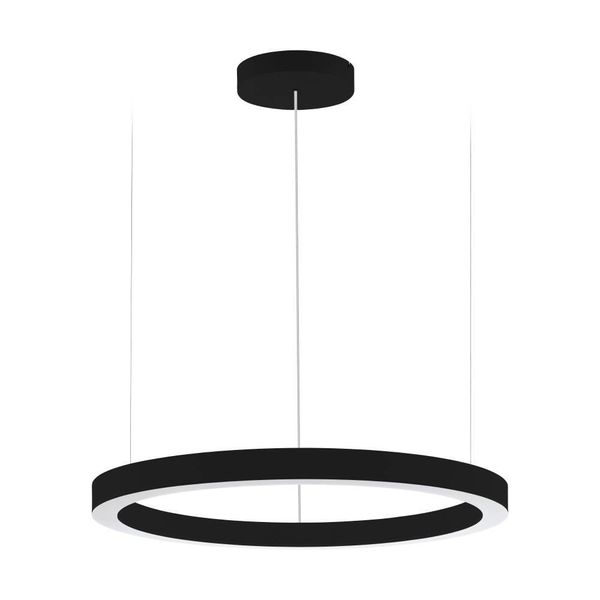 Eglo 64247 PASTRENGO 1 LED Pendelleuchte 2x60W Ø900mm Schwarz Weiss Neutralweiss Dimmbar