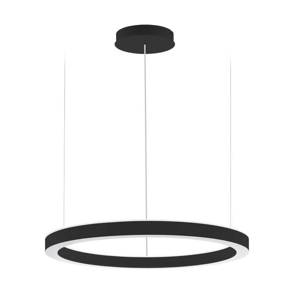 Eglo 64247 PASTRENGO 1 LED Pendelleuchte 2x60W Ø900mm Schwarz Weiss Neutralweiss Dimmbar