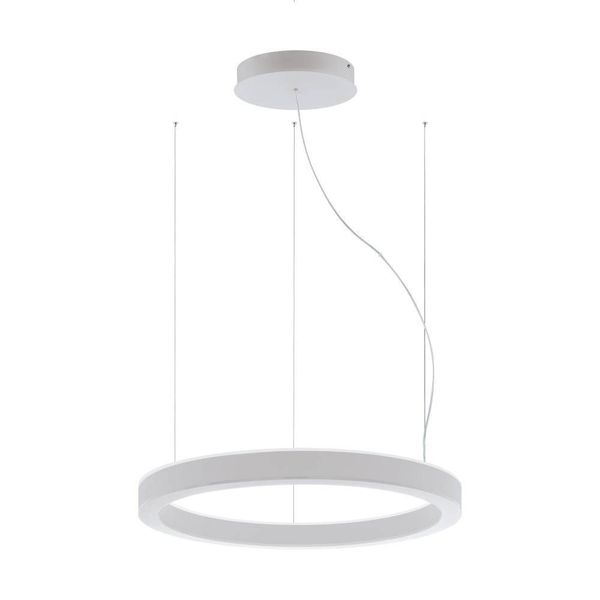 Eglo 64251 PASTRENGO 1 LED Pendelleuchte 2x45W Ø700mm Silber Weiss Neutralweiss Dimmbar