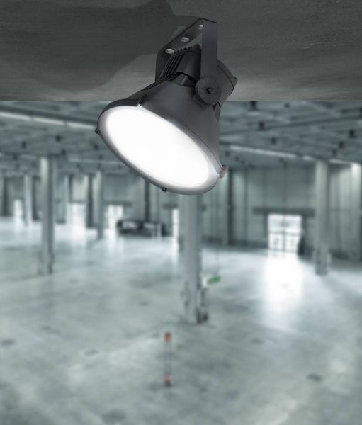 Eglo 64828 CAPANO LED Strahler 120W Ø395mm Anthrazit Tageslichtweiss IP65