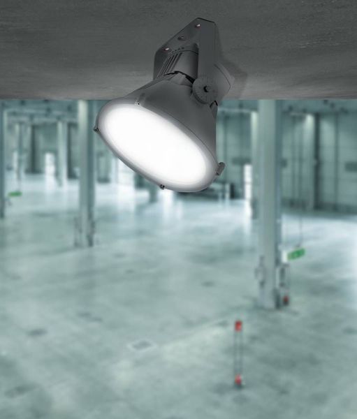 Eglo 64828 CAPANO LED Strahler 120W Ø395mm Anthrazit Tageslichtweiss IP65