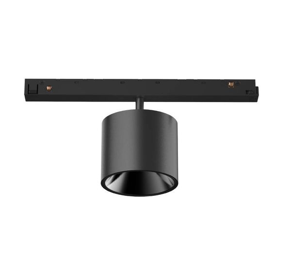 Eglo 648DS-509401-DDBLC LINE48V DS LED LED Stromschienenleuchte Ø72mm Schwarz Neutralweiss Dimmbar