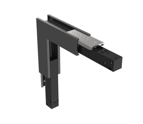 Eglo 648ST-LVC-B LINE48V ST Schieneneckstück, L-Eckstück 100x100mm Weiss