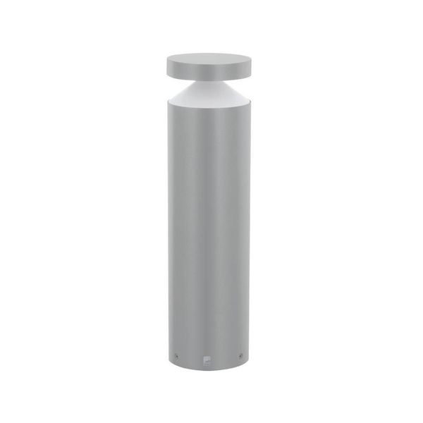 Eglo 65086 MELZO PRO LED Außen-Sockelleuchte 11W Ø135mm Silber Transparent Warmweiss IP65