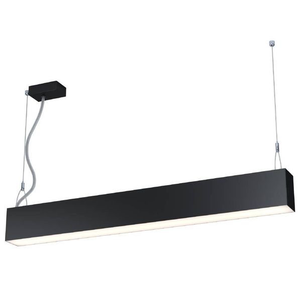 Eglo 65765 SEALZA 1 LED Hängeleuchte 60W 2280x70mm Schwarz Eloxiert Neutralweiss
