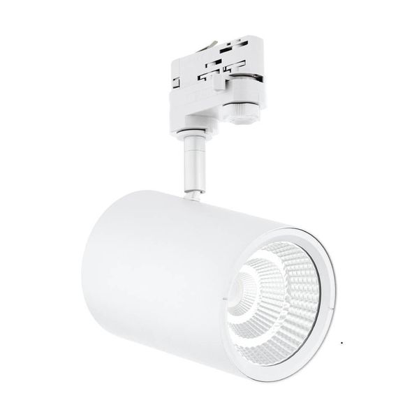 Eglo 67154 VILLANOVA 2 LED LED Stromschienenleuchte 18W Ø100mm Weiss Warmweiss