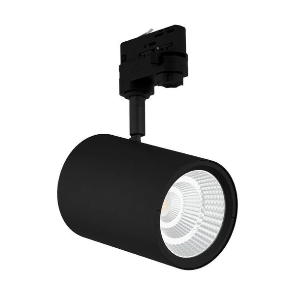 Eglo 67155 VILLANOVA 2 LED LED Stromschienenleuchte 18W Ø100mm Schwarz Warmweiss