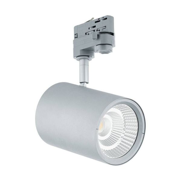 Eglo 67156 VILLANOVA 2 LED LED Stromschienenleuchte 18W Ø100mm Silber Warmweiss
