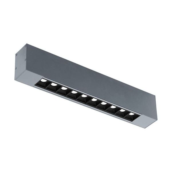 Eglo 67735 ALBAVILLA LED Deckenleuchte 2x10W 271x46mm Silber Neutralweiss Dimmbar