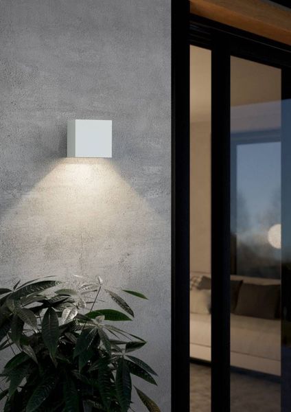 Eglo 68442 CALPINO PRO LED Außen-Wandleuchte 5,4W Weiss Warmweiss IP65