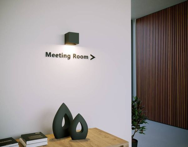 Eglo 68444 CALPINO PRO LED Außen-Wandleuchte 5,4W Schwarz Warmweiss IP65