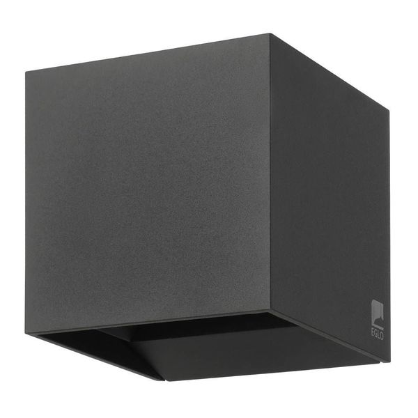 Eglo 68444 CALPINO PRO LED Außen-Wandleuchte 5,4W Schwarz Warmweiss IP65