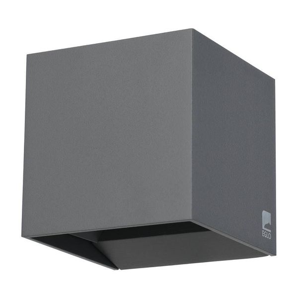 Eglo 68448 CALPINO PRO LED Außen-Wandleuchte 5,4W Anthrazit Warmweiss IP65