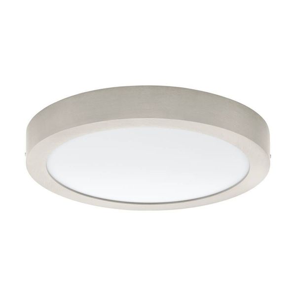 Eglo 68735 FUEVA PRO CCT LED Deckenleuchte 2x10W Ø300mm Nickel-Matt Weiss Steuerbare Lichtfarbe