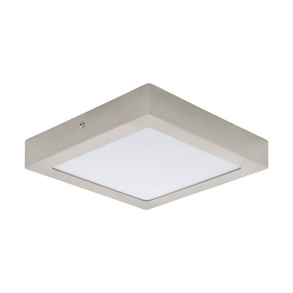 Eglo 68742 FUEVA PRO CCT LED Deckenleuchte 14,5W 225x225mm Nickel-Matt Weiss Steuerbare Lichtfarbe
