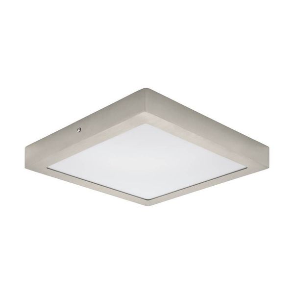 Eglo 68745 FUEVA PRO CCT LED Deckenleuchte 2x10W 300x300mm Nickel-Matt Weiss Steuerbare Lichtfarbe