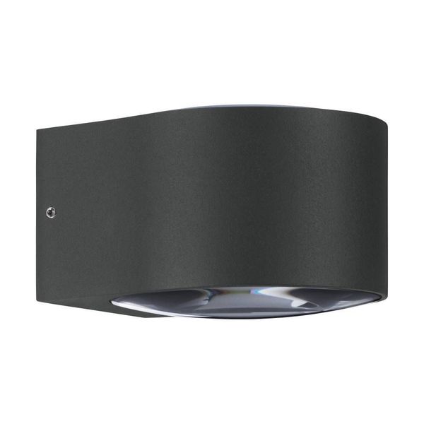 Eglo 68827 BENIDORM LED Außen-Wandleuchte 2x4,5W Anthrazit Warmweiss IP65