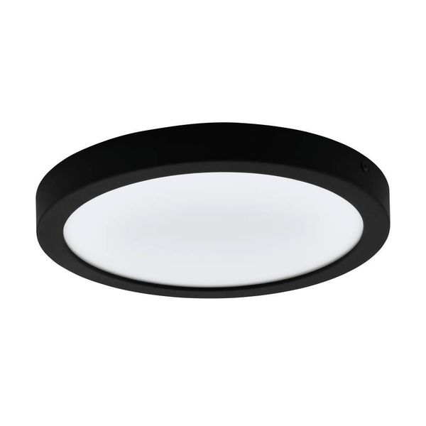 Eglo 75637 IDUN 2 LED Ein-/Aufbauleuchte 15W Ø300mm Schwarz Weiss Neutralweiss