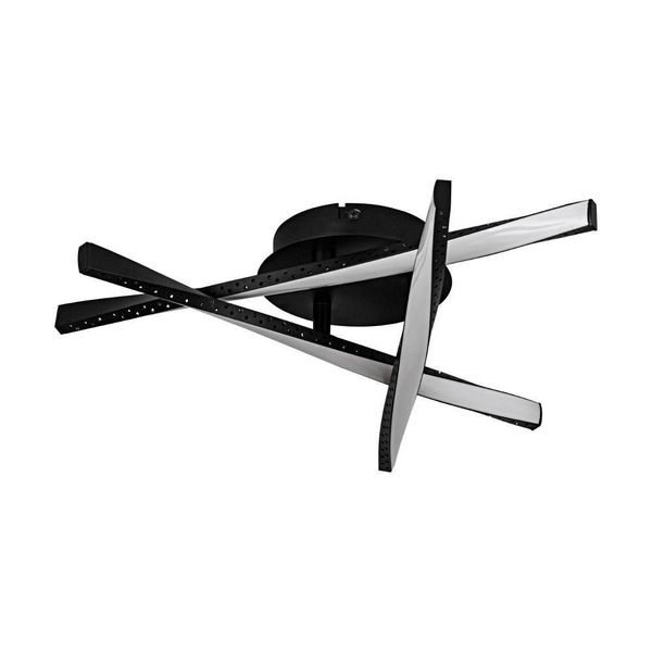 Eglo 75684 ADEJE LED Wand-/Deckenleuchte 12,5W 415x365mm Schwarz Weiss Warmweiss