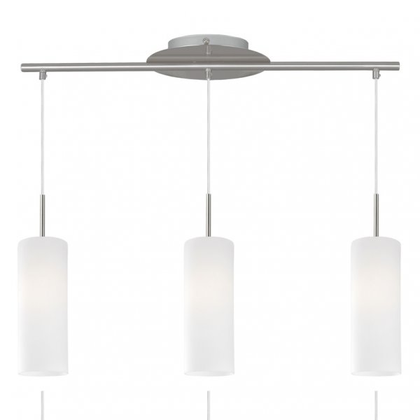 Eglo Pendelleuchte Troy3 3xE27 Stahl und Glas 85978