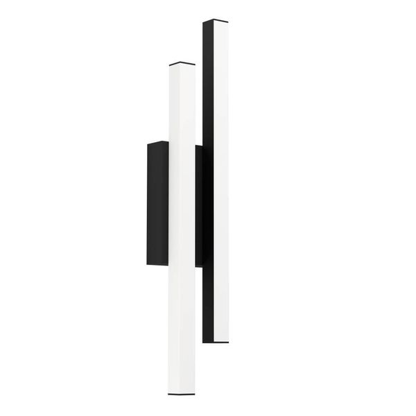 Eglo 900133 SERRICELLA LED Außen-Wand-/Deckenleuchte 2x4,5W Schwarz Weiss Warmweiss IP55