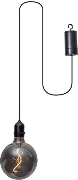 Eglo 900209 VIGNANELLO LED Außen-Hängeleuchte 0,06W Ø125mm Schwarz-Transparent Warmweiss IP44