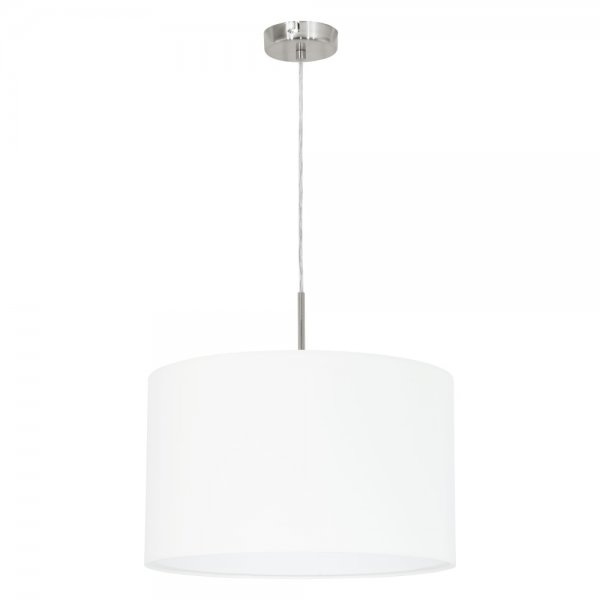 Eglo Pendelleuchte Pasteri Ø38cm E27 weiss matt