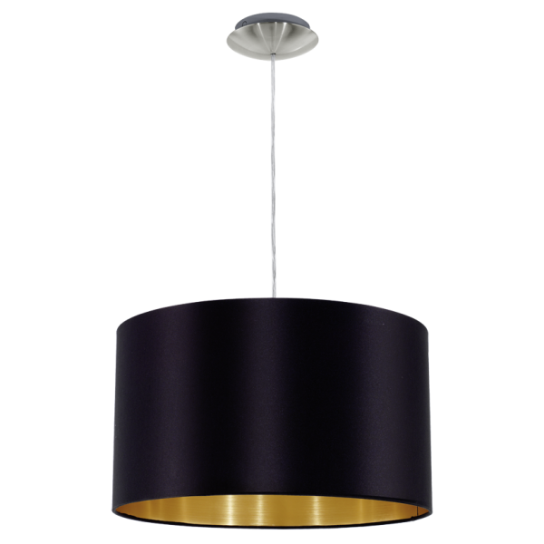 Eglo Pendelleuchte Maserlo Ø38cm E27 schwarz-gold 31599
