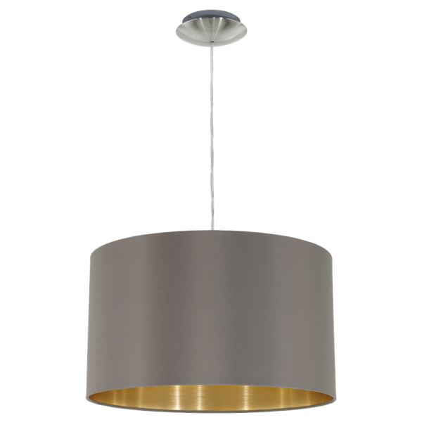 Eglo Pendelleuchte Maserlo Ø38cm E27 cappuccino-gold 31603