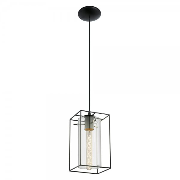 Eglo Hängeleuchte Loncino E27 schwarz